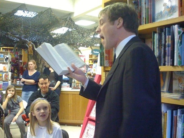 Reading at the Magic Tree Bookstore